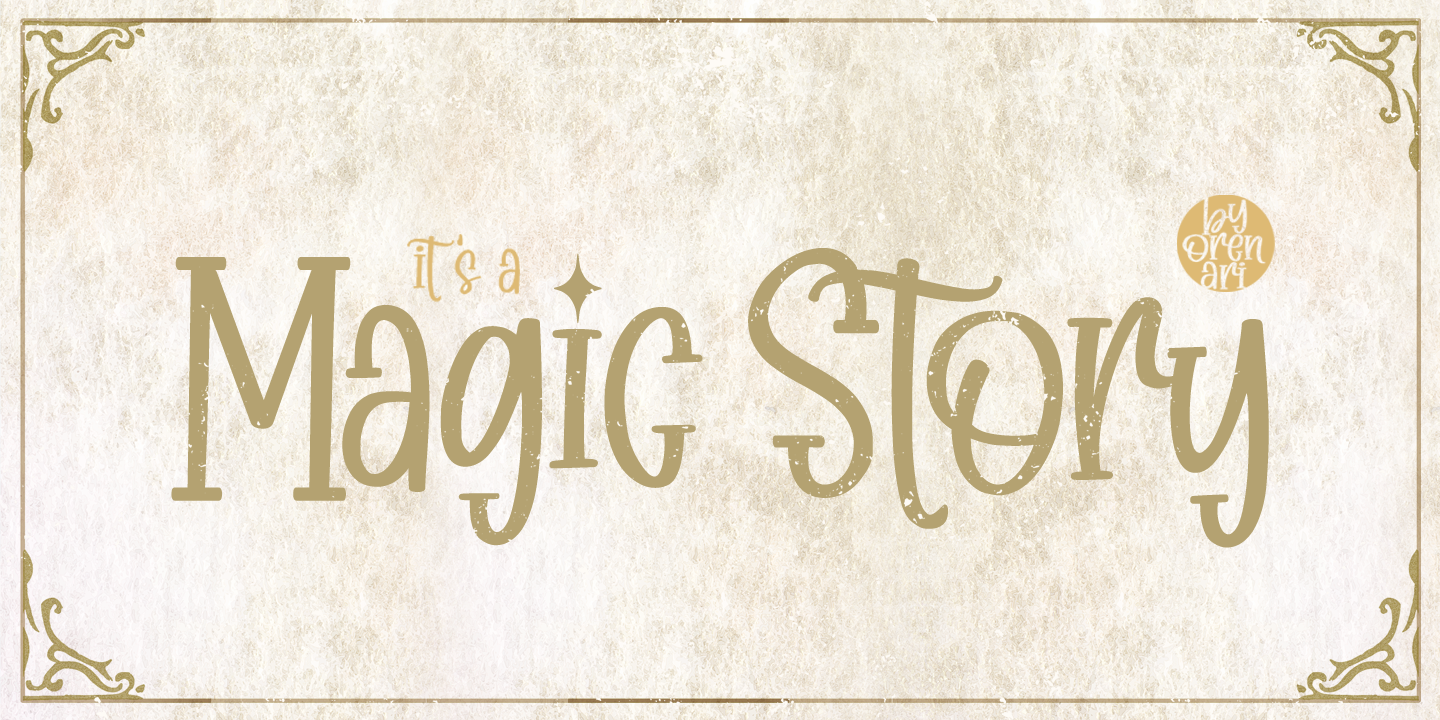 Font Magic Story